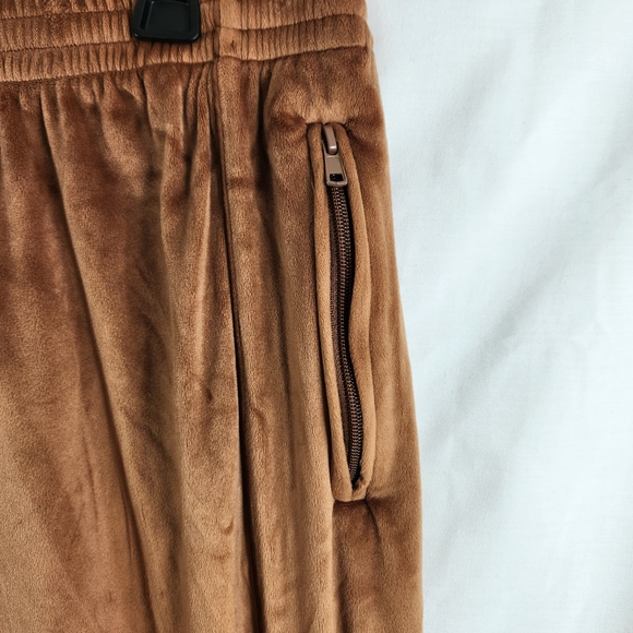 skims velour track baggy lounge herem style jogger pants wms XL elastic waist - Picture 2 of 8